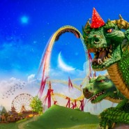 День рождения Змея Горыныча в Сочи Парке 2021 фотографии