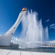 Поющие фонтаны в Олимпийском парке фотографии