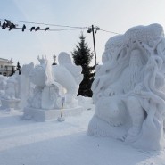 Фестиваль резьбы по снегу «Снежная Поляна» 2019 фотографии