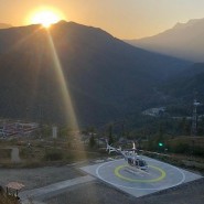 Пассажирский горный «Вертолетный центр» на курорте «Роза Хутор» 2020 фотографии