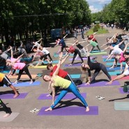 Международный день йоги на «Роза Хутор» 2018 фотографии