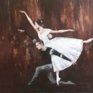 Выставка картин Евгения Баранова «Живопись танца» фотографии