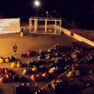 Кинотеатр в горах на курорте «Роза Хутор» фотографии