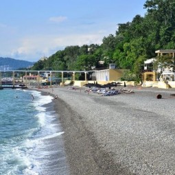 Пляж санатория «Искра»