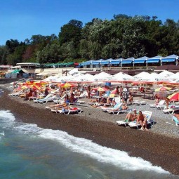 Пляж гостиницы «Жемчужина»