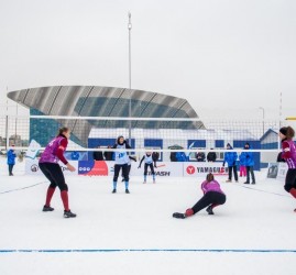 Этап чемпионата России по волейболу на снегу 2025