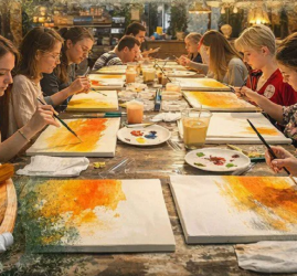 Мастер-класс по рисованию в ресторане «Рукола» 2026