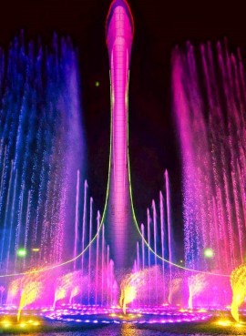 Поющие фонтаны в Олимпийском парке