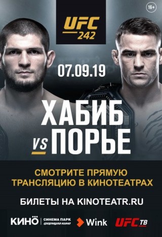 Прямая трансляция турнира UFC 242: Хабиб VS Порье