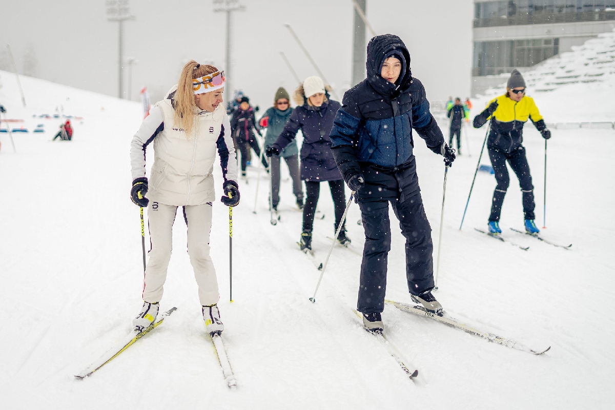 Мастер-класс по беговым лыжам на курорте «Газпром» 2023