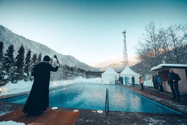Крещенские купания на курорте «Газпром» 2020